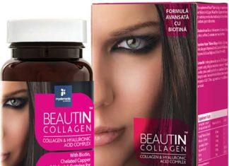 Beautin Collagen complex cu colagen si acid hialuronic pentru piele