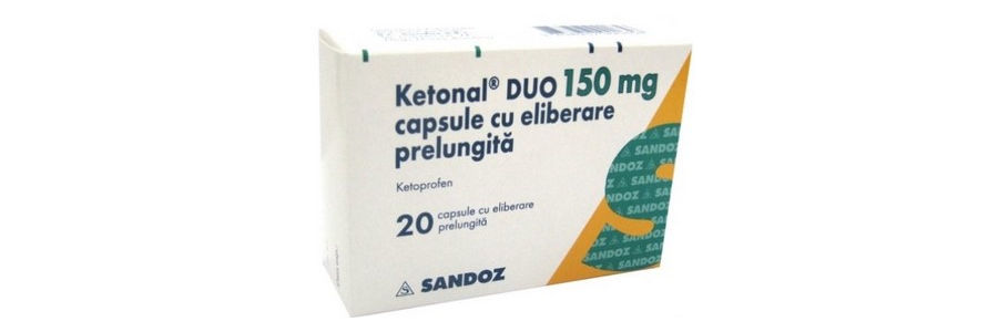Prospect Ketonal DUO mg, 20 capsule, Sandoz : Farmacia Tei online